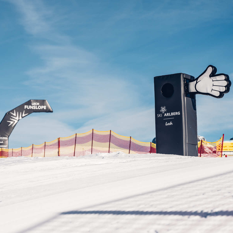 Skisportgebiet Lech Zürs mit Funslope-Sektor.
