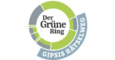 Logo mit Text 'Der Grüne Ring, Gipsis Rätselweg'. Kreismotiv in grün und grau.
